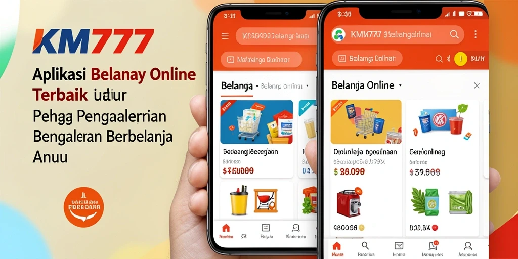 Tampilan antarmuka KM777 yang sederhana dan mudah digunakan.