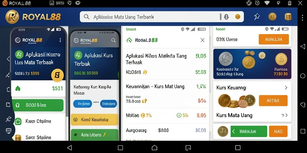 Antarmuka ROYAL88 menampilkan data kurs mata uang real-time yang informatif.
