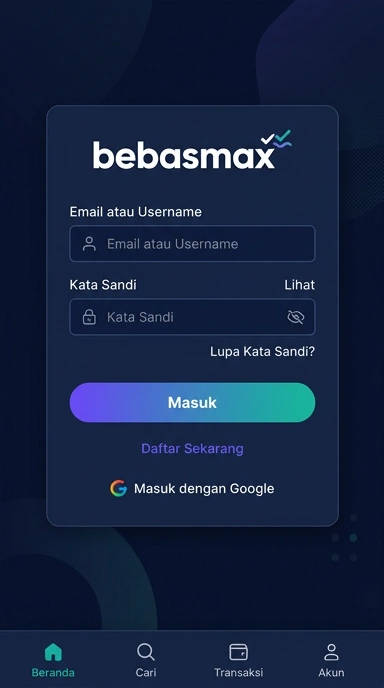 Panduan Masuk Akun bebasmax untuk Pengguna Android